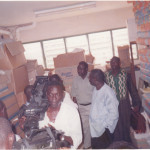AT SEHWI WIAWSO WITH THE THEN MINISTER OF HEALTH