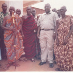 WITH THE GYAASE HENE AND THE ELDERS OF THE SEHWI WIAWSO TRADITIONAL AREA