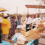 DONATION AT THE NKAWIE GOVERNMENT HOSPITAL